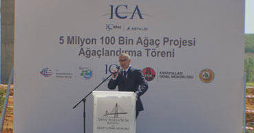 ICA planted 3.7 millions of trees and plants in Istanbul